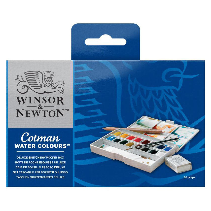 W&N Cotman Watercolour - Deluxe Sketchers' Pocket Box