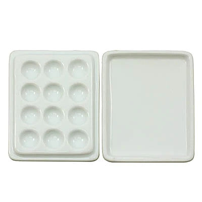 Global - Ceramic Rectangluar Palette with Lid