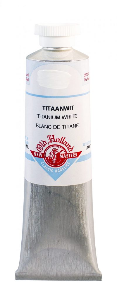 old holland acrylic titanium white 60ml  tube