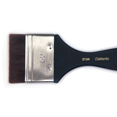 Atlantis - 2134 Short Hair Synthetic Flat Varnish Brush