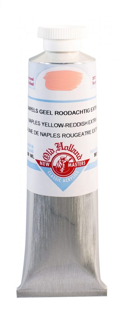 old holland acrylics naples yellow reddish extra 60ml tube