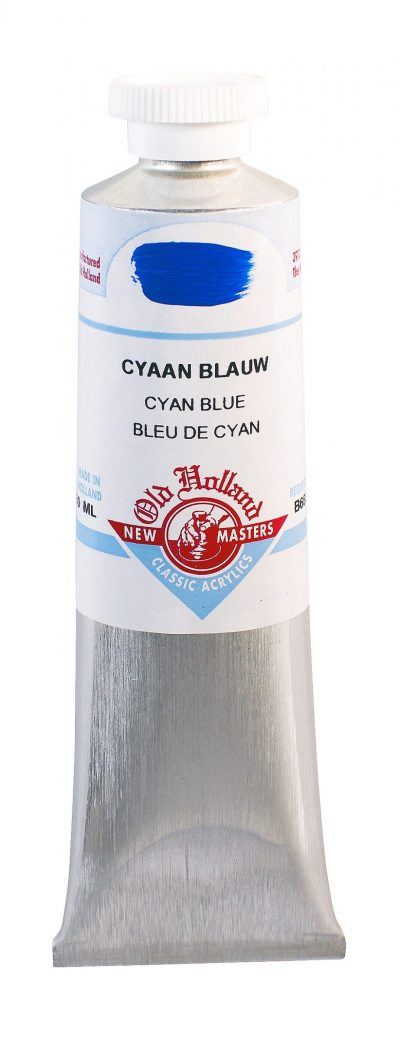 Old Holland Acrylic -  Cyan Blue - Series B - 60ml