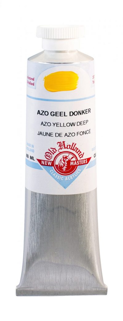 60ml tube of old holland acrylic's azo yellow deep