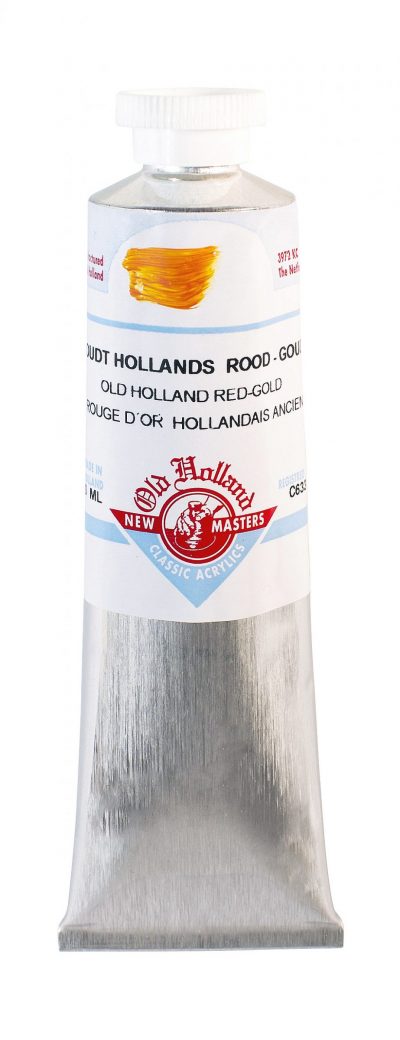 old holland acrylic red gold 60ml tube