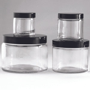 Squat Glass Jar