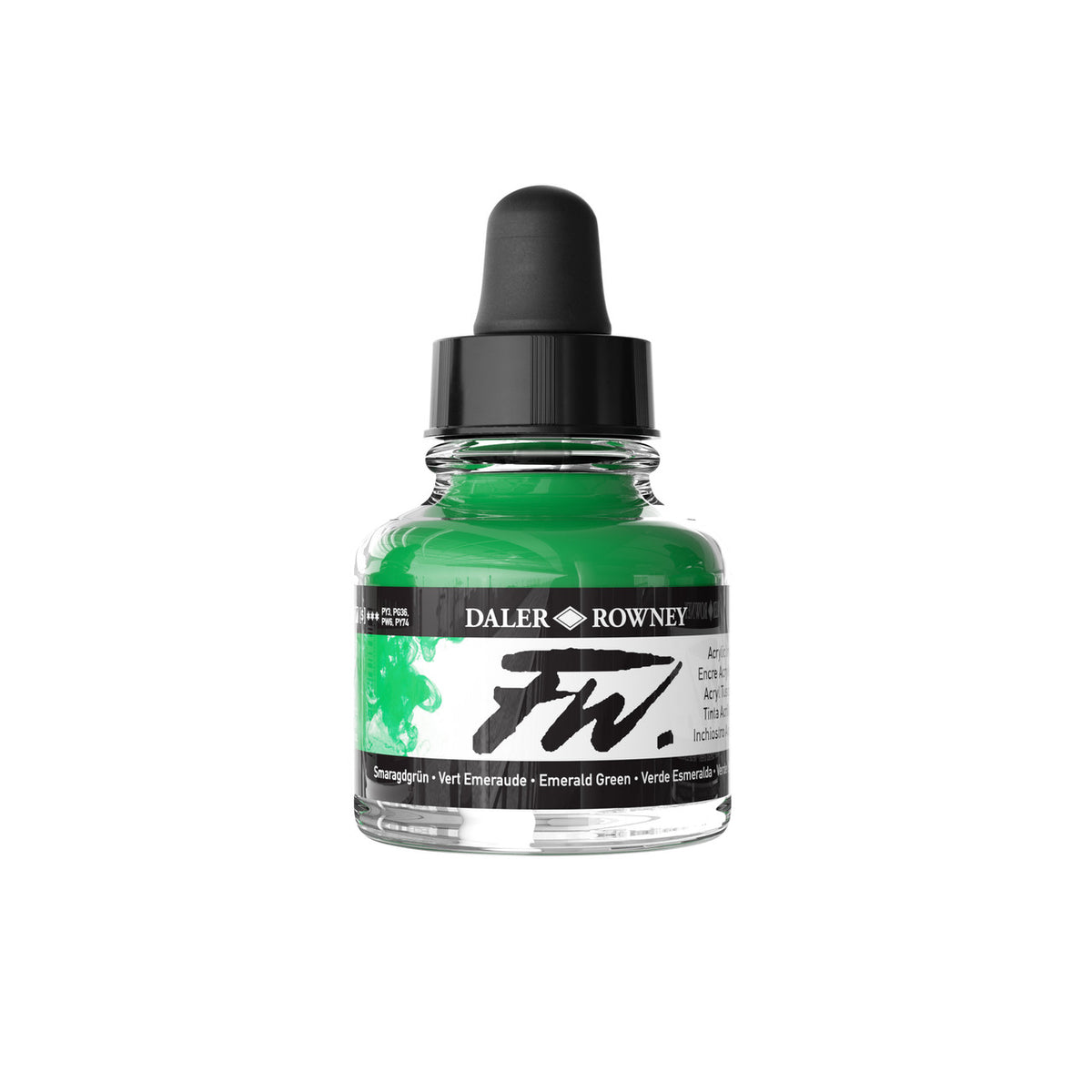 Daler Rowney FW Inks - Emerald Green - 29.5ml