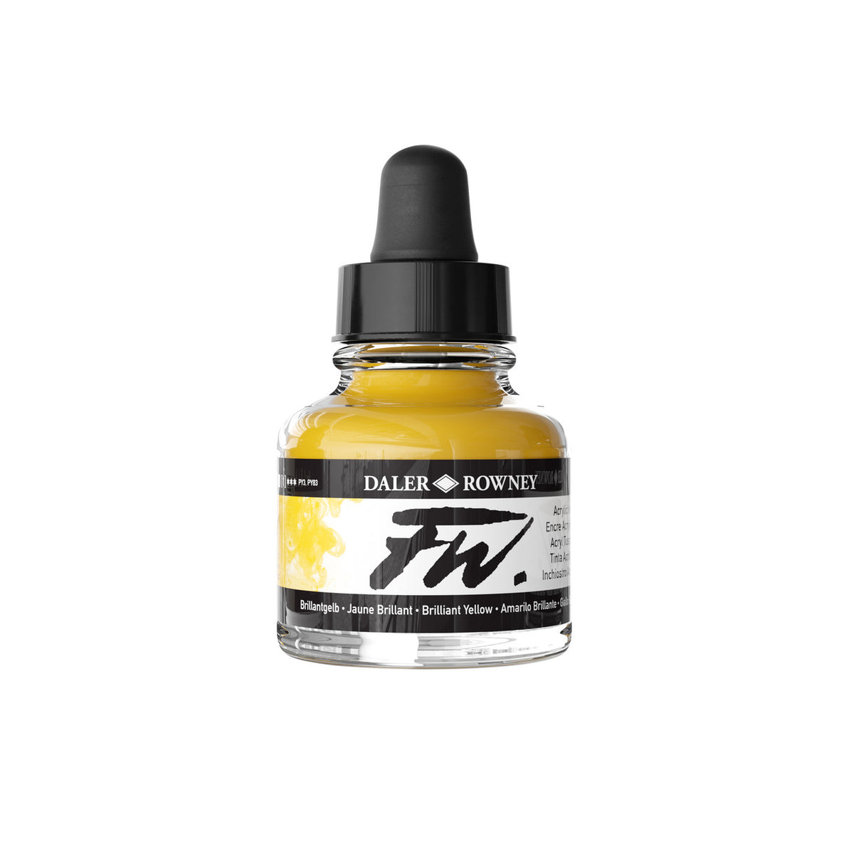 Daler Rowney FW Inks - Brilliant Yellow - 29.5ml