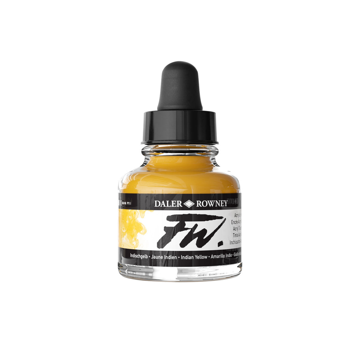 Daler Rowney FW Inks - Indian Yellow - 29.5ml