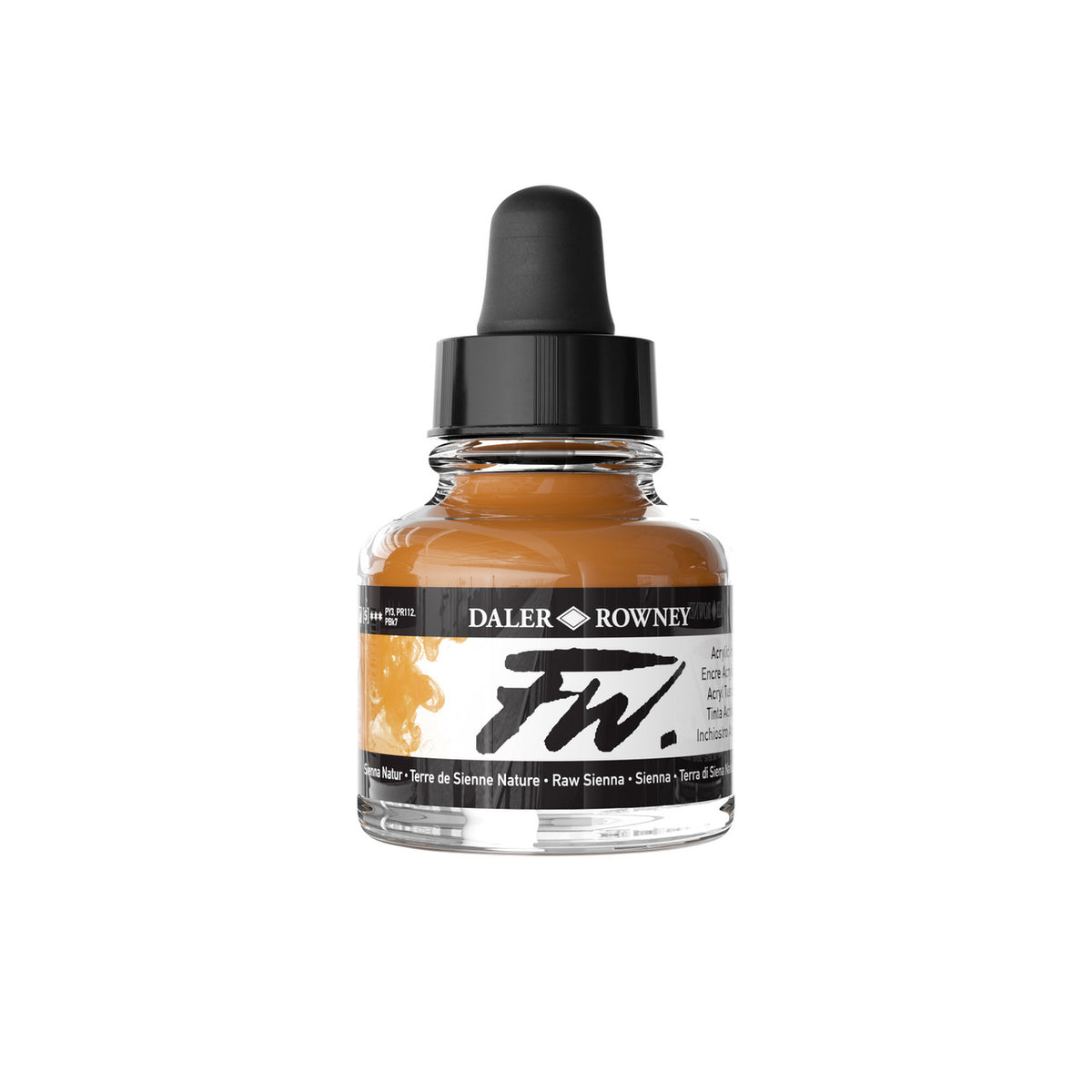 Daler Rowney FW Inks - Raw Sienna - 29.5ml