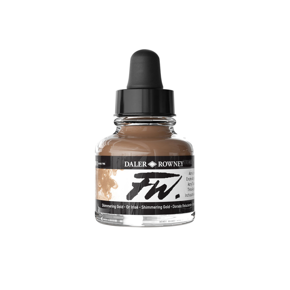 Daler Rowney FW Inks - Shimmering Gold - 29.5ml