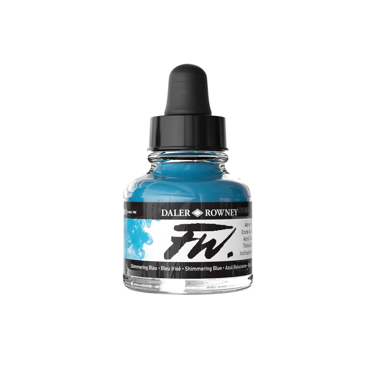 Daler Rowney FW Inks - Shimmering Blue - 29.5ml