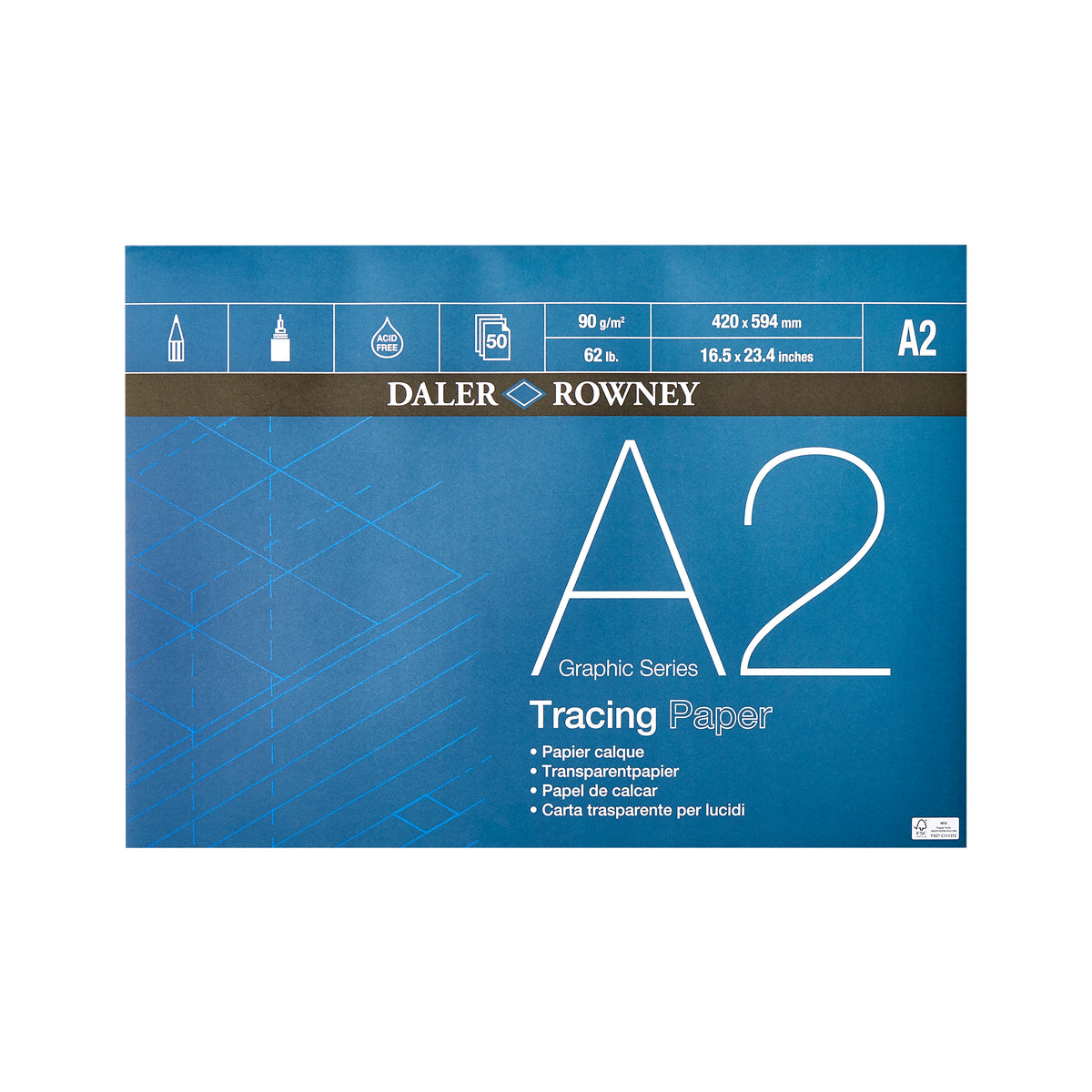 Daler Rowney - Tracing Paper Pad 90gsm