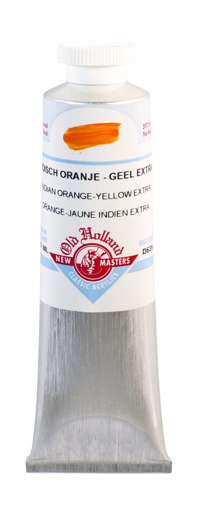 Old Holland Acrylic -  Indian Orange - Yellow Extra - Series D - 60ml