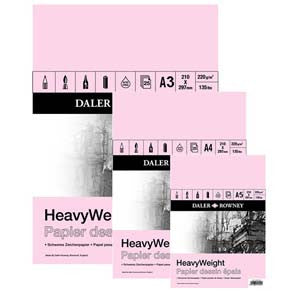 Daler Rowney - Smooth Heavyweight Cartridge Pad 220gsm