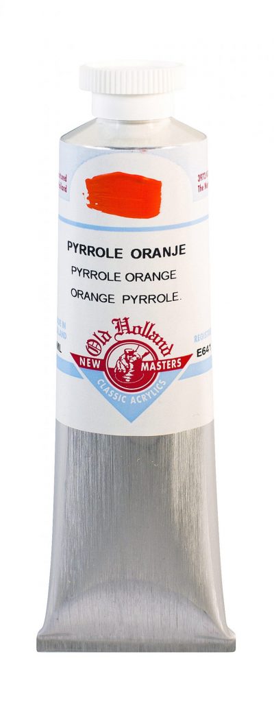 old holland acrylic pyrrole orange tube 60ml