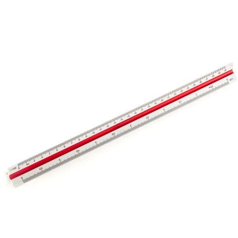 Loxley - Plastic Triangular Scale Ruler