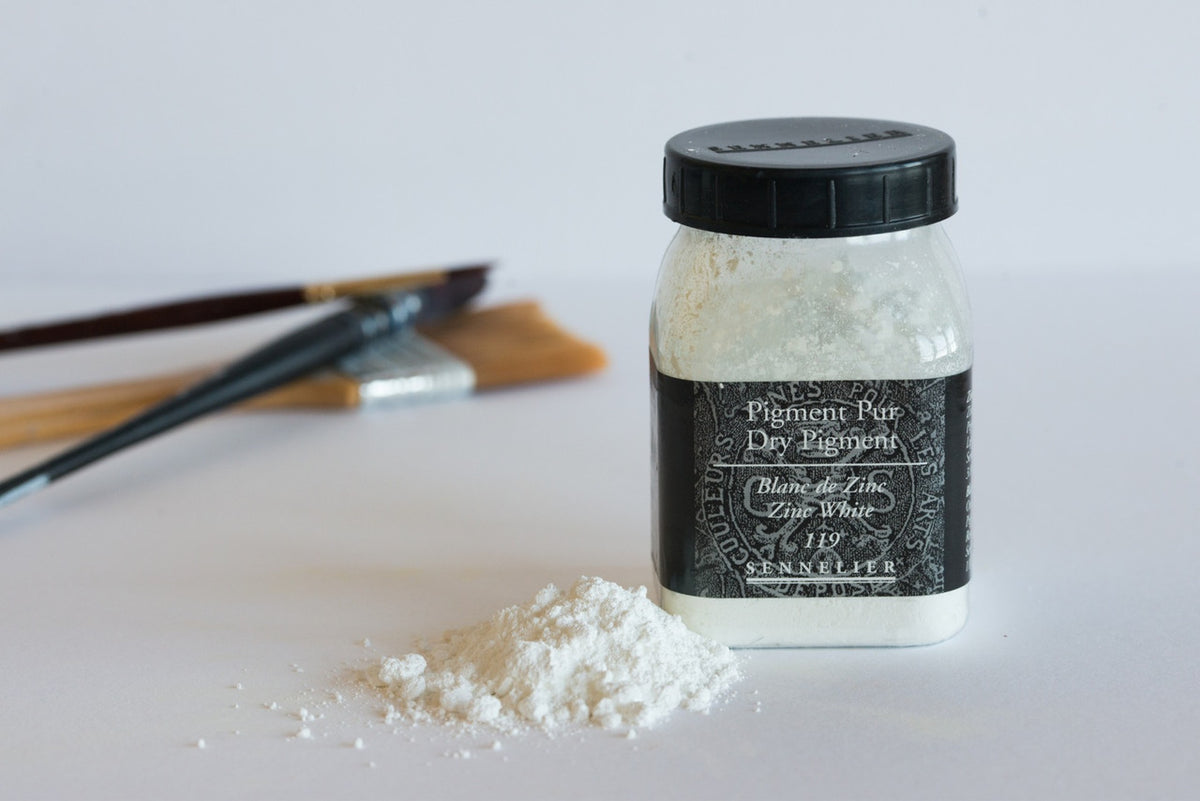 Sennelier Dry Pigments - Zinc White 100g
