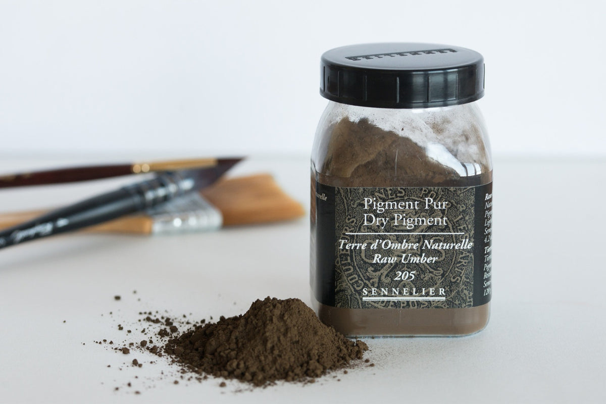 Sennelier Dry Pigments - Raw Umber 120g