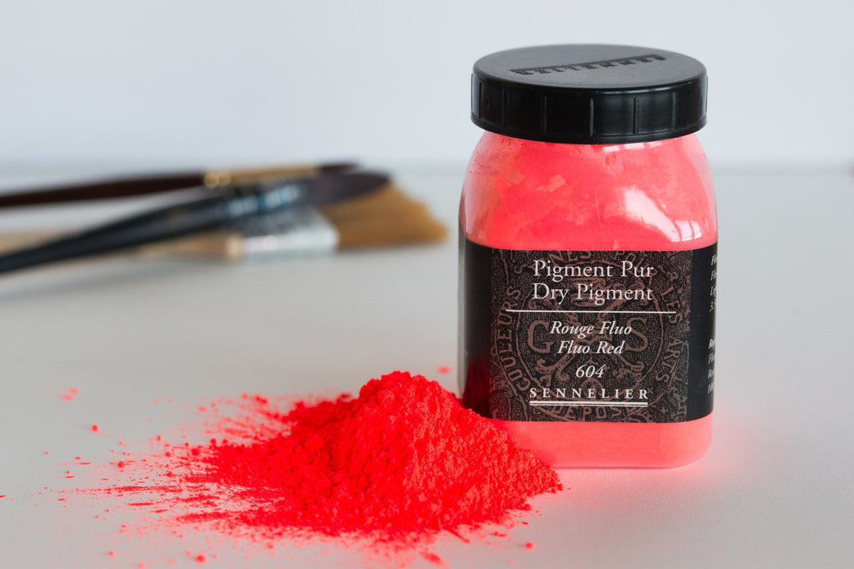 Sennelier Dry Pigments - Fluorescent Red 100g