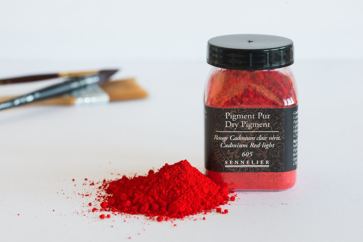Sennelier Dry Pigments - Cadmium Red Light 120g