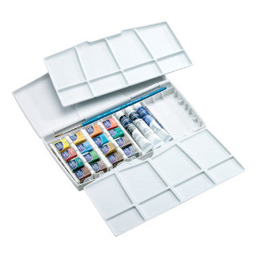 W&N Cotman Watercolour - Painting Plus Set of Half Pans & Tubes