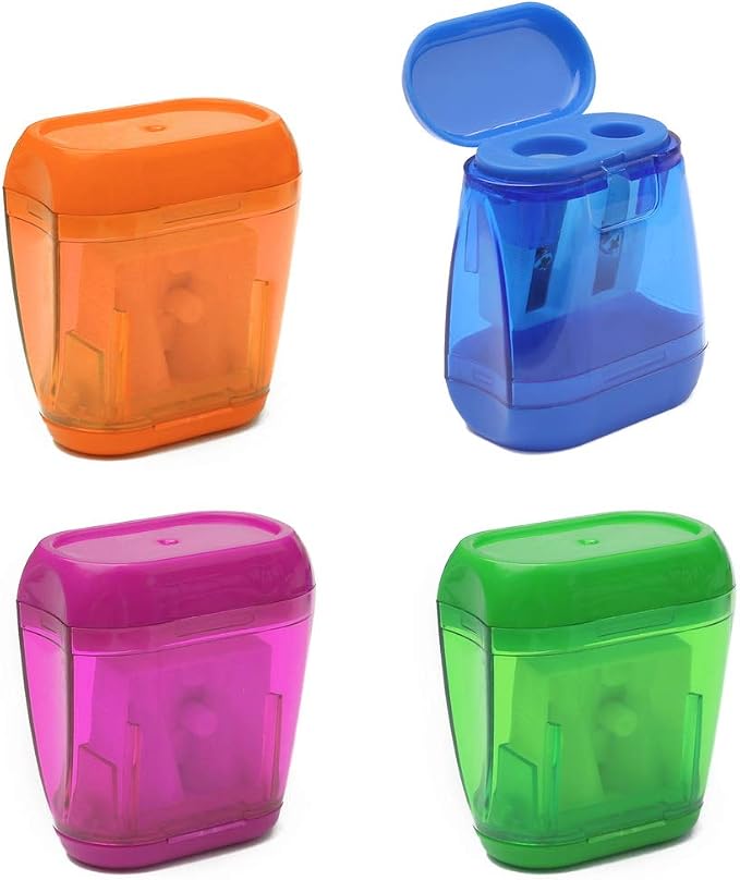 Atlantis - Economical 2 Hole Drum Pencil Sharpener