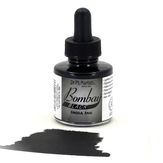 Dr. Ph. Martin's Bombay India Ink - Black 30ml