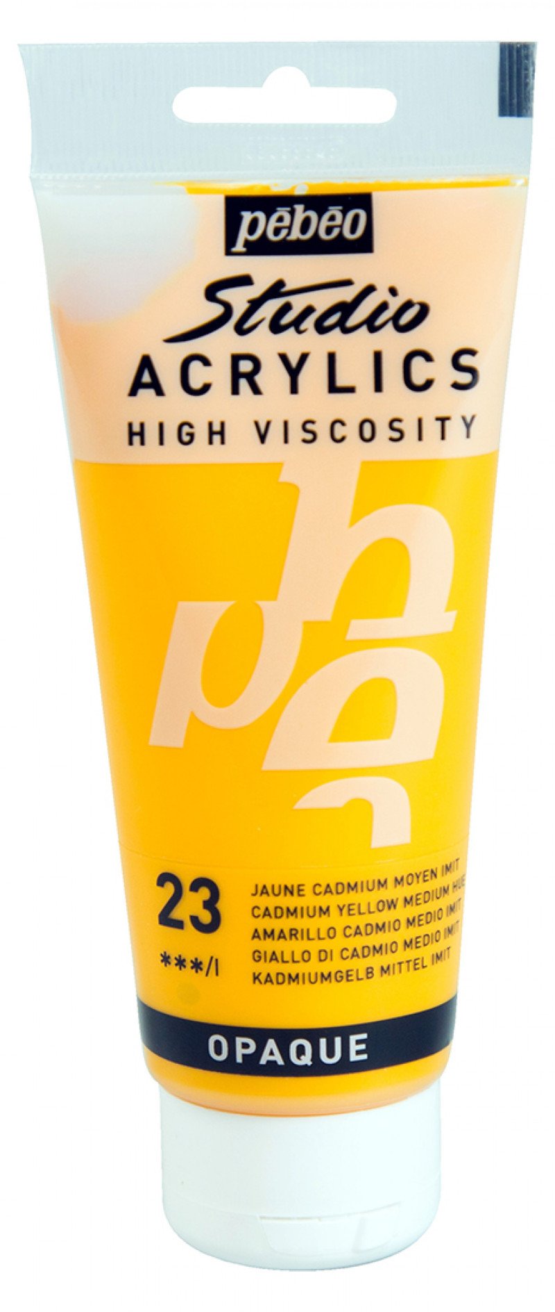 Pebeo Studio Acrylic - Medium Cadmium Yellow Hue