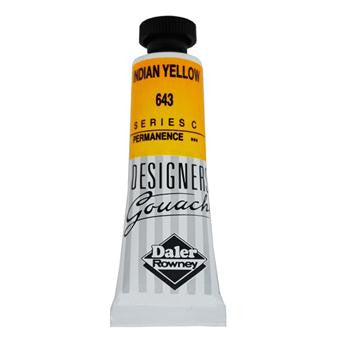 Daler Rowney Designers' Gouache - Indian Yellow - Series C - 15ml