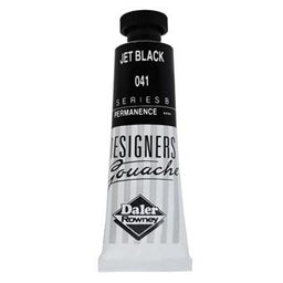 Daler Rowney Designers' Gouache - Jet Black - Series B - 15ml