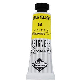 Daler Rowney Designers' Gouache - Lemon Yellow - Series B - 15ml