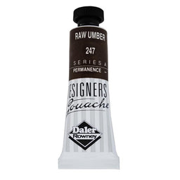 Daler Rowney Designers' Gouache - Raw Umber - Series A - 15ml