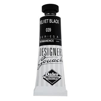 Daler Rowney Designers' Gouache - Velvet Black - Series A