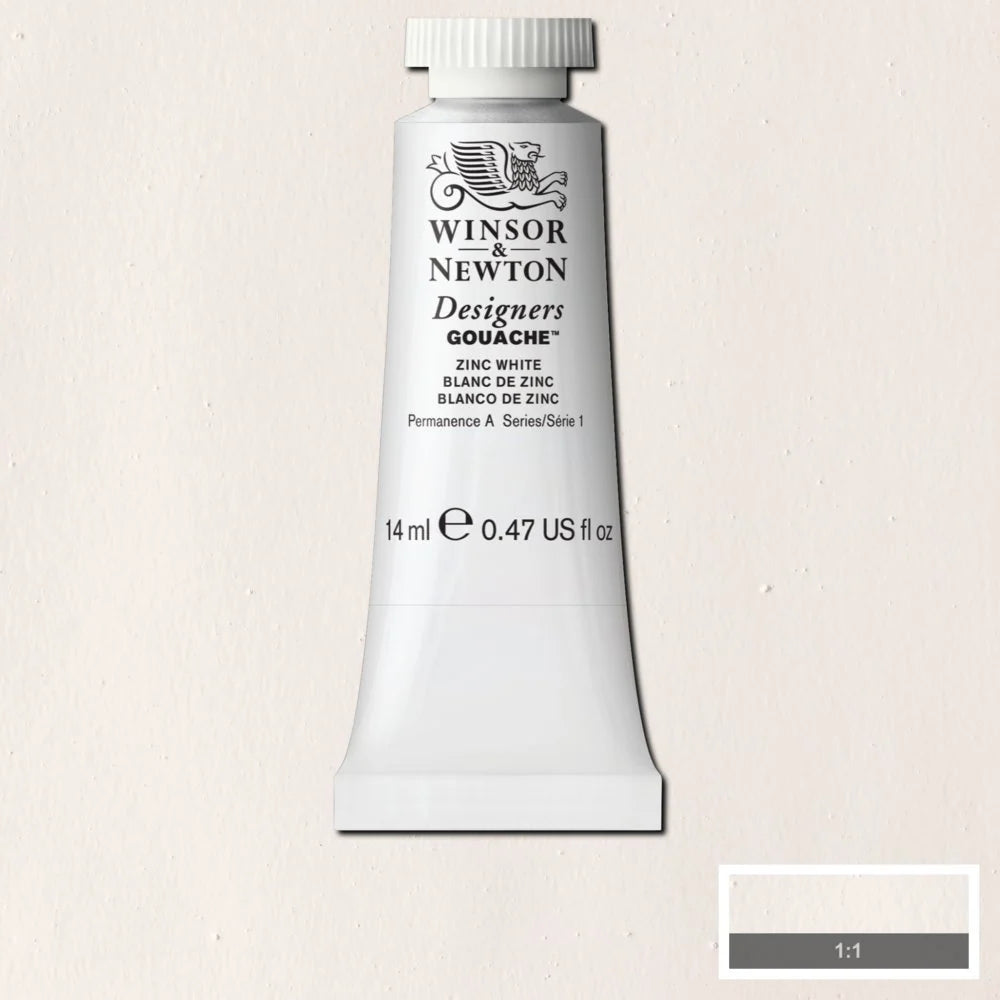 Winsor & Newton Designers' Gouache - Zinc White S1