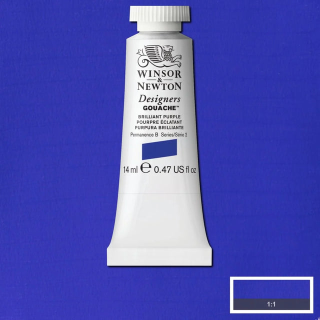 Winsor & Newton Designers' Gouache - Brilliant Purple S2 - 14ml