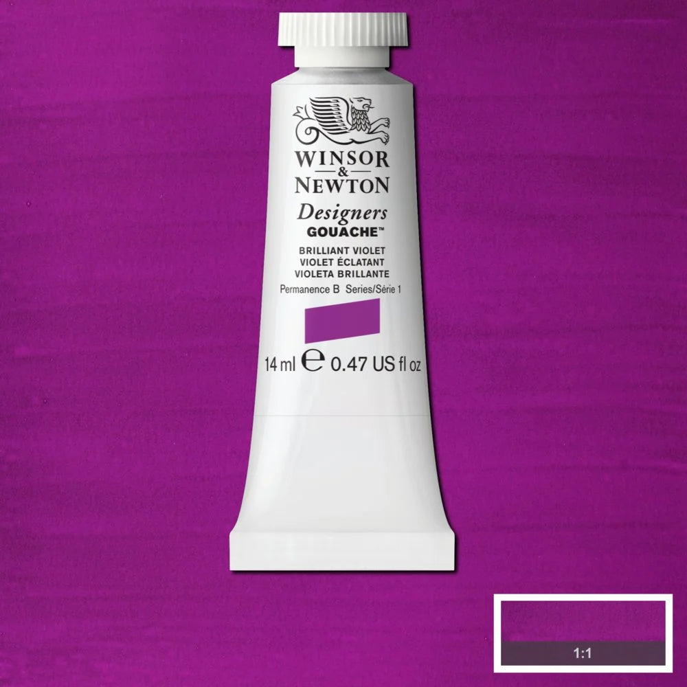 Winsor & Newton Designers' Gouache - Brilliant Violet S1 - 14ml