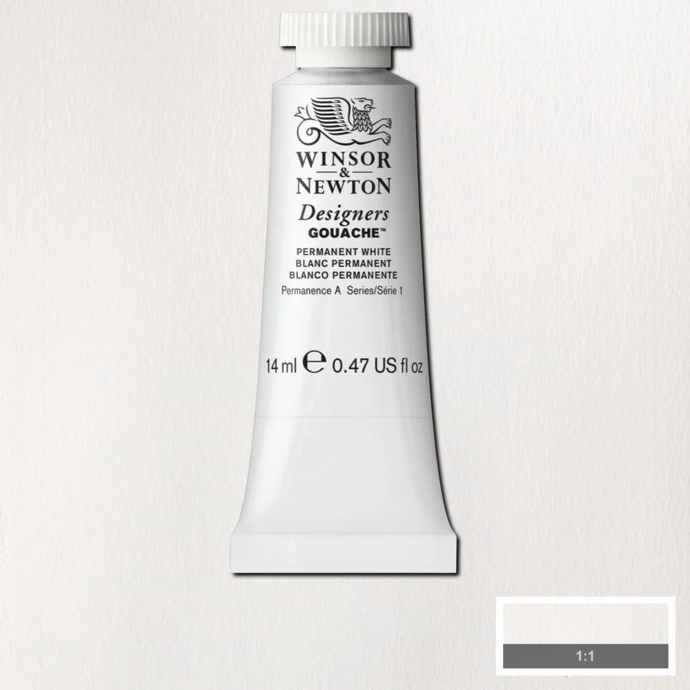 Winsor & Newton Designers' Gouache - Permanent White S1