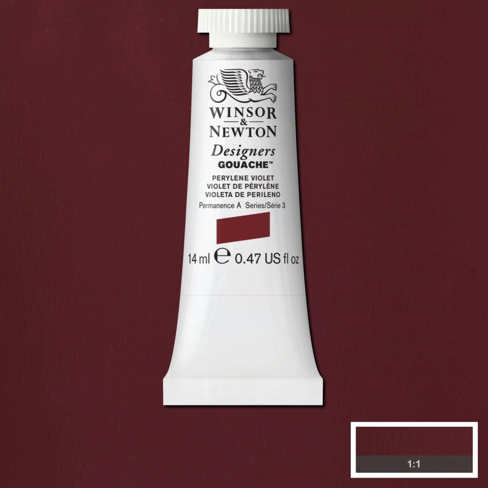 Winsor & Newton Designers' Gouache - Perylene Violet S3 - 14ml