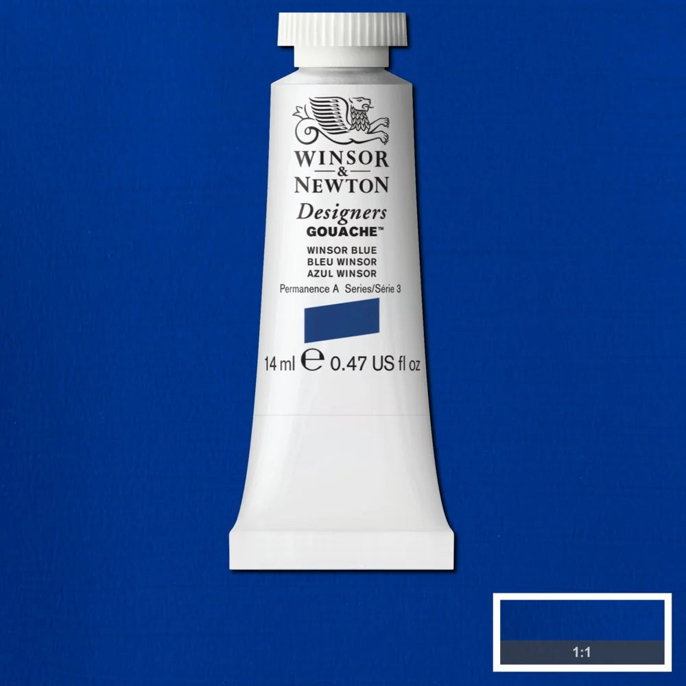 Winsor & Newton Designers' Gouache - Winsor Blue S3 - 14ml