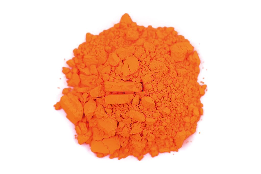 Kremer Pigments - Fluorescent Golden Orange - 100g