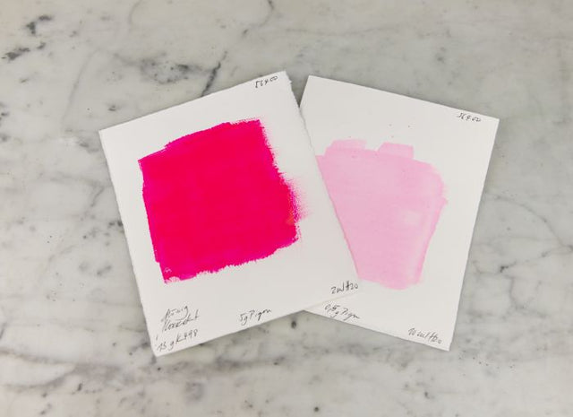 Kremer Pigments - Fluorescent Magenta Red
