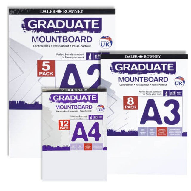 Daler Rowney Graduate Mountboard - Ice White