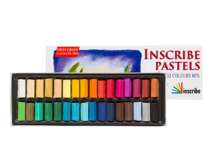 Inscribe Soft Pastel Set of 32 Half Stick
