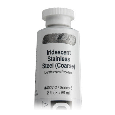 Golden Heavy Body Acrylic - Iridescent Stainless Steel Coarse S5 - 59ml