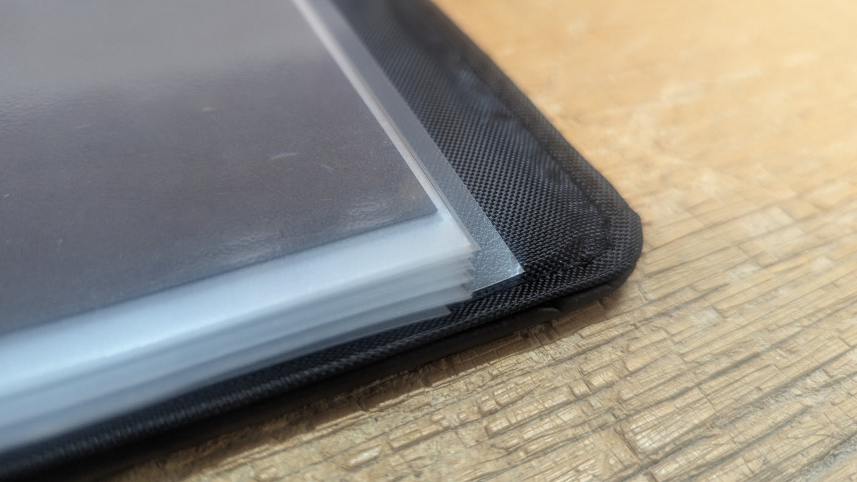 close up of mapac professional presenter sleeves