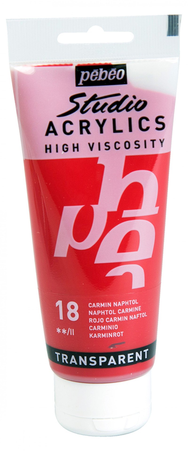Pebeo Studio Acrylic - Napthol Carmine