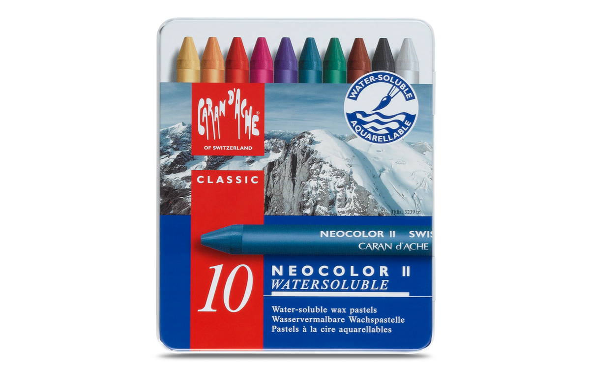 Caran D'ache - Neocolor II Water-soluble Pastel Set of 10