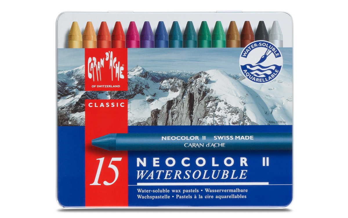Caran D'ache - Neocolor II Water-soluble Pastel Set of 15