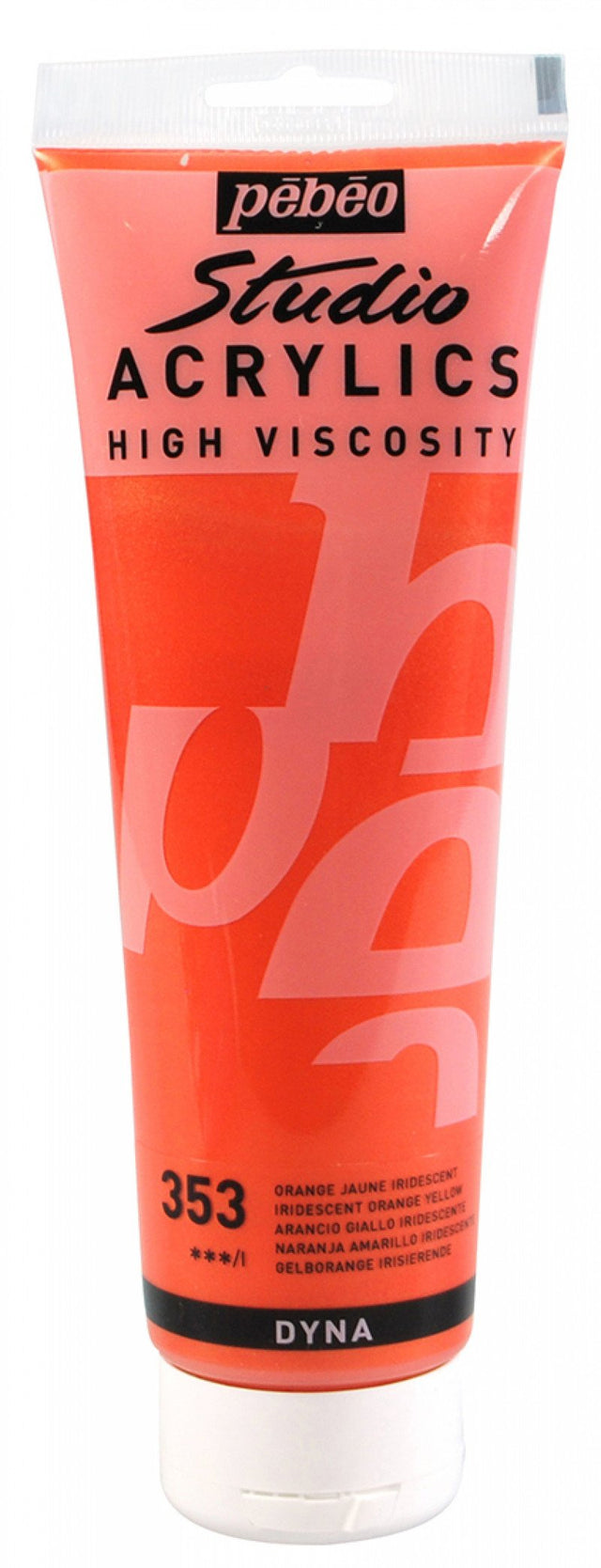 Pebeo Studio Acrylic - Iridescent Orange Yellow