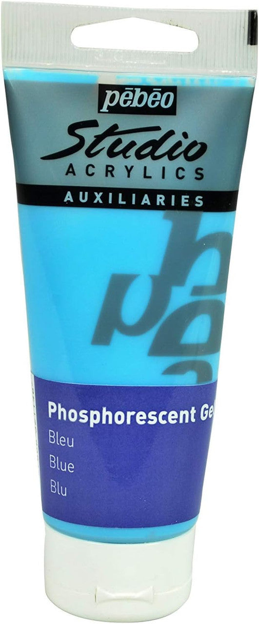 Pebeo Studio Acrylic - Phosphorescent Blue 100ml